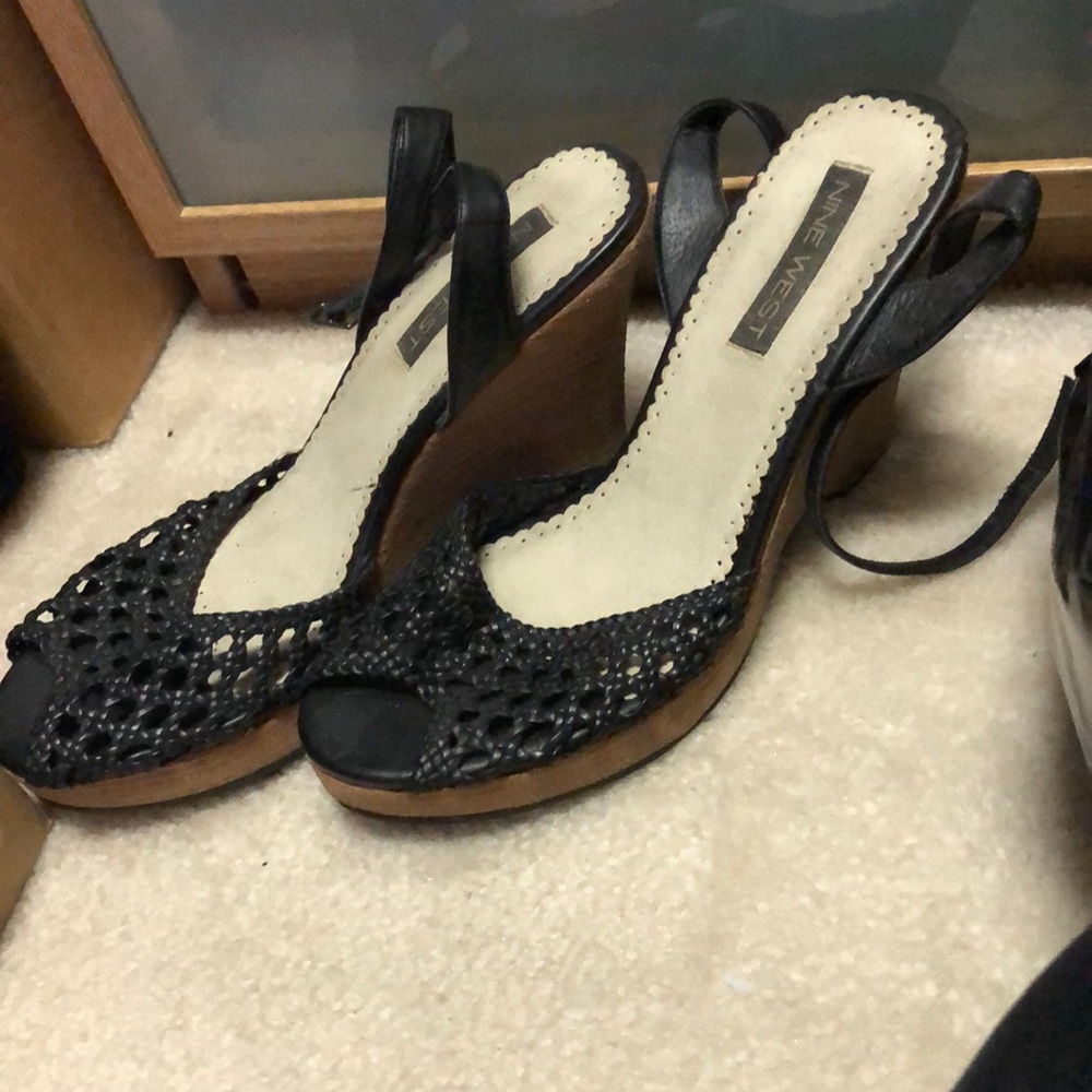 Nine West wedged sandals